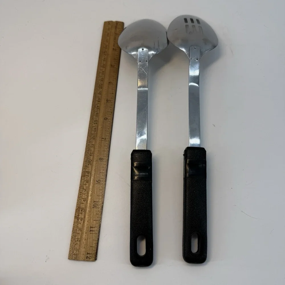 Lot of 2 Best Results by EKCO‎ Kitchen Utensils Slotted Spoon Spoon VTG